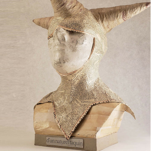 Sculpture papier D'un naturel taquin | EMPREINTES Paris - EMPREINTES Paris