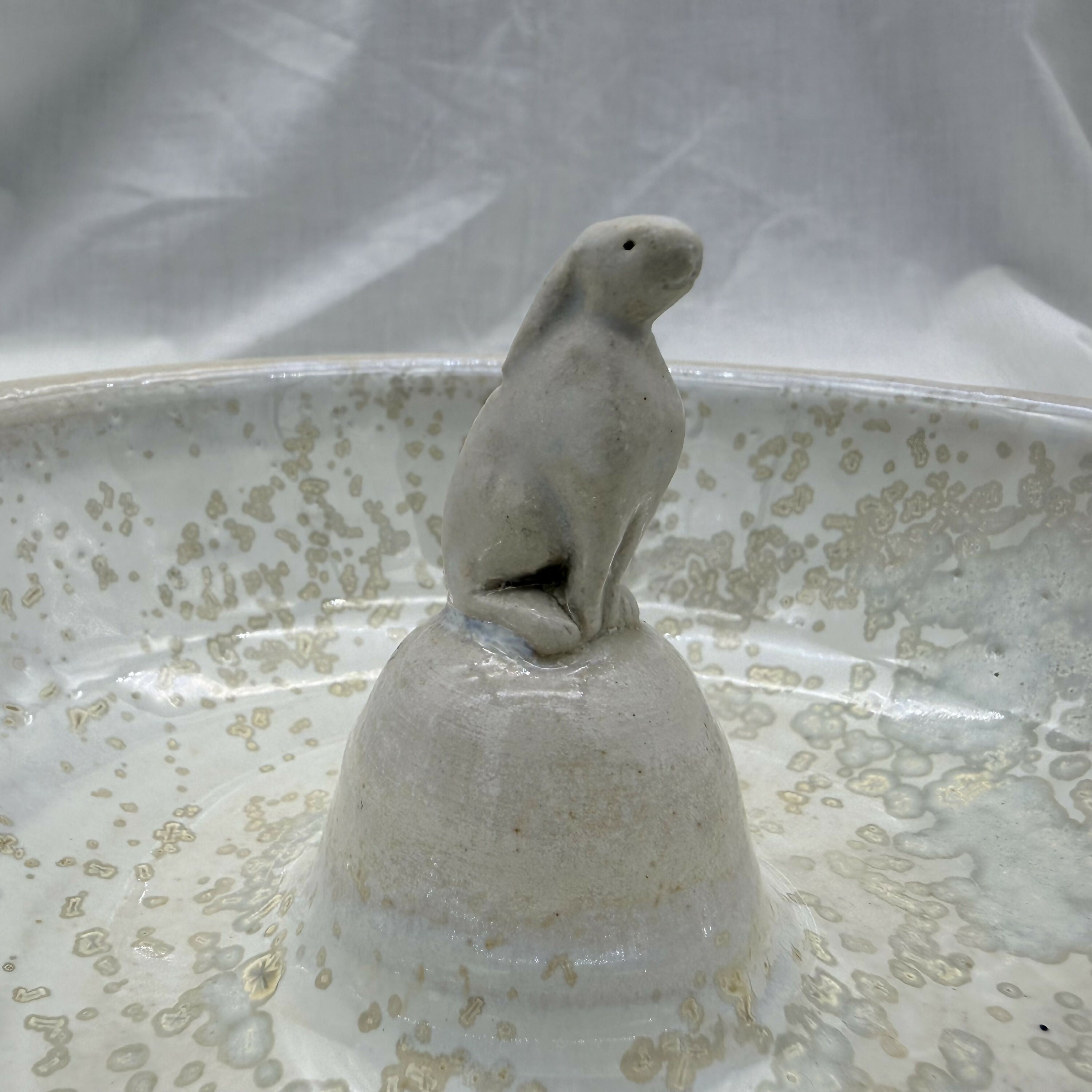 Bol à eau pour chat, lapin blanc | EMPREINTES Paris