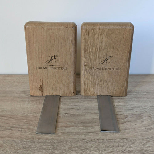 duo_de_serre_livres_en_chene_massif_jerome_ebenisterie | EMPREINTES Paris - EMPREINTES Paris