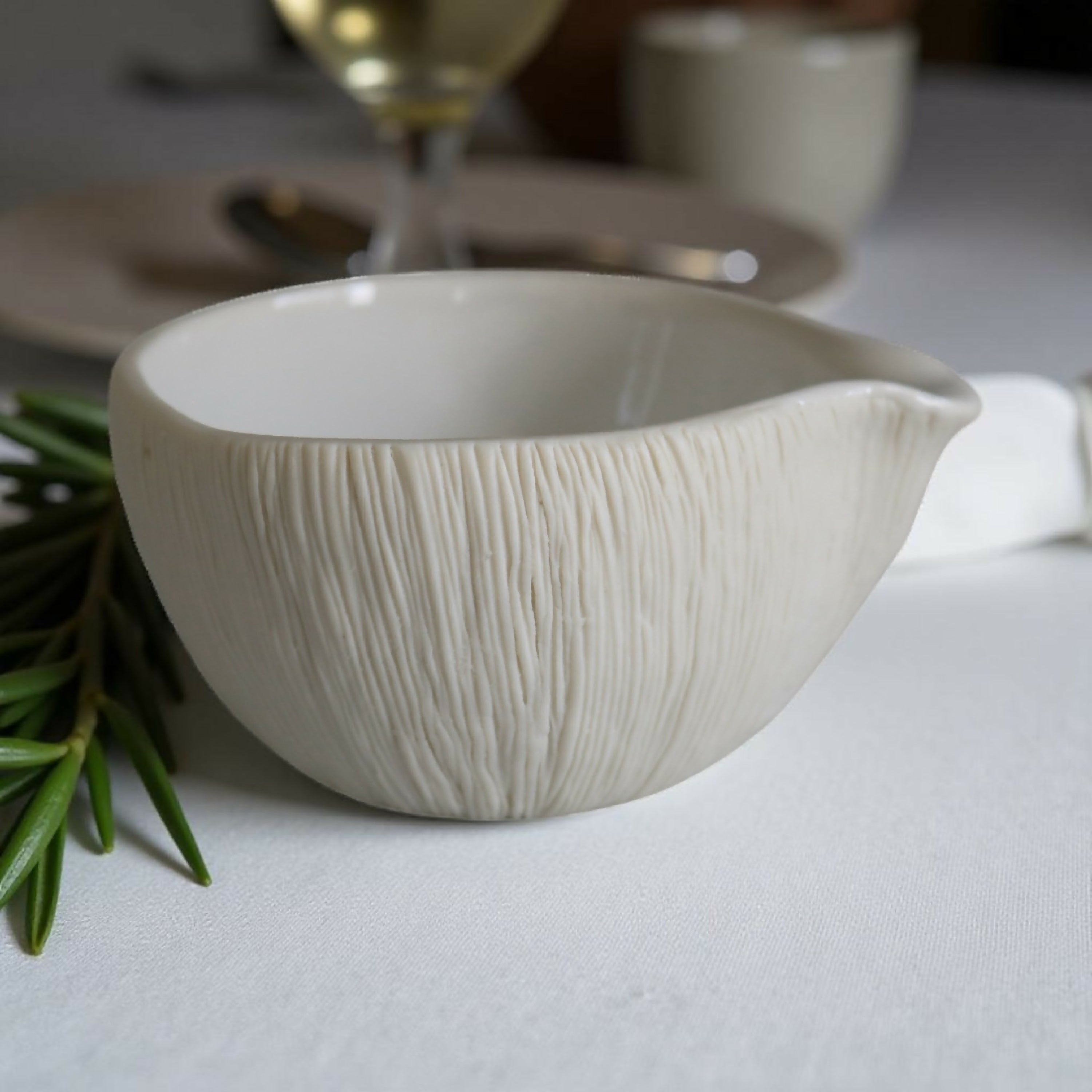 Saucière porcelaine | EMPREINTES Paris