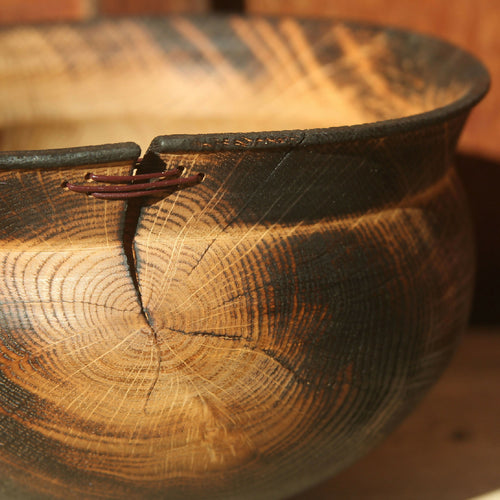 Pot en chêne brulé II - Collection bois vert | EMPREINTES Paris - EMPREINTES Paris