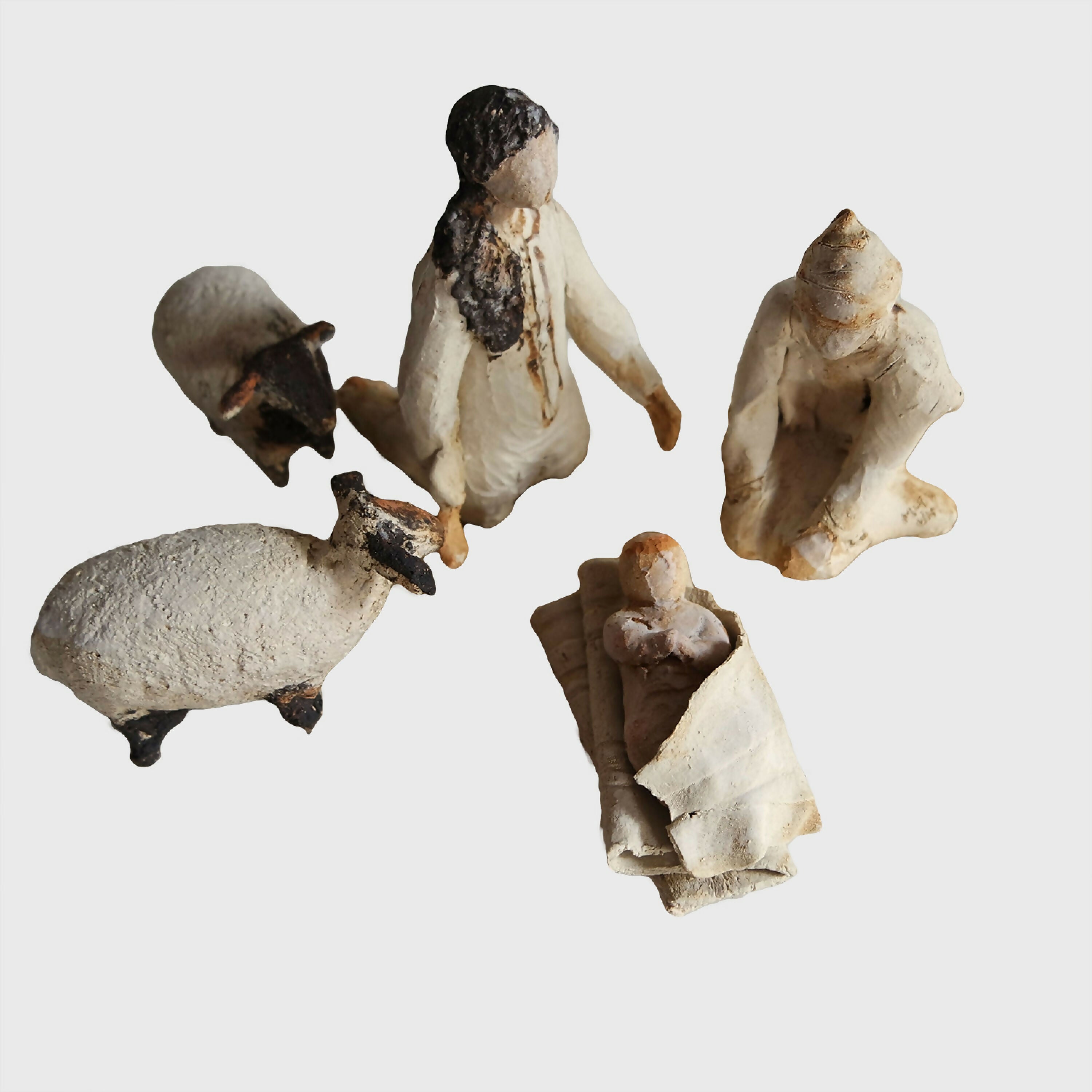 Sculptures Crèche de Noël aux moutons | EMPREINTES Paris