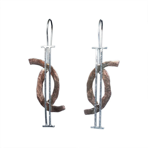 Boucles argent et bronze 108 | EMPREINTES Paris - EMPREINTES Paris