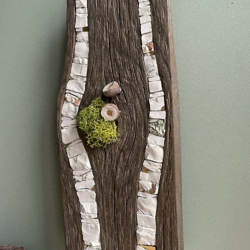 tableau_bois_mosaique_lichen_cupules_musea_mosaique copie | EMPREINTES Paris - EMPREINTES Paris