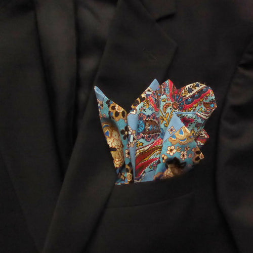 pochette_soie_homme_mosaique_cachemire_blue_maya_hochman copie | EMPREINTES Paris - EMPREINTES Paris