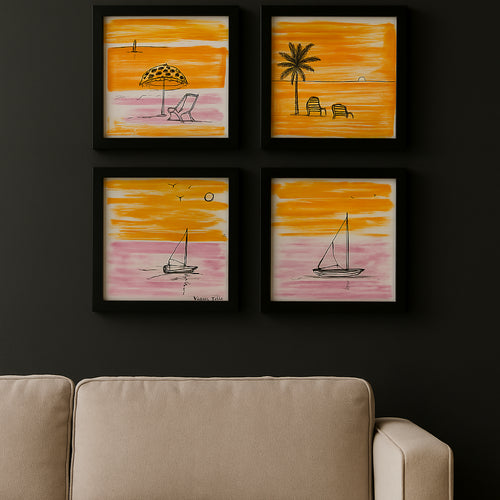 Tableau carreau Tropique 2 | EMPREINTES Paris - EMPREINTES Paris