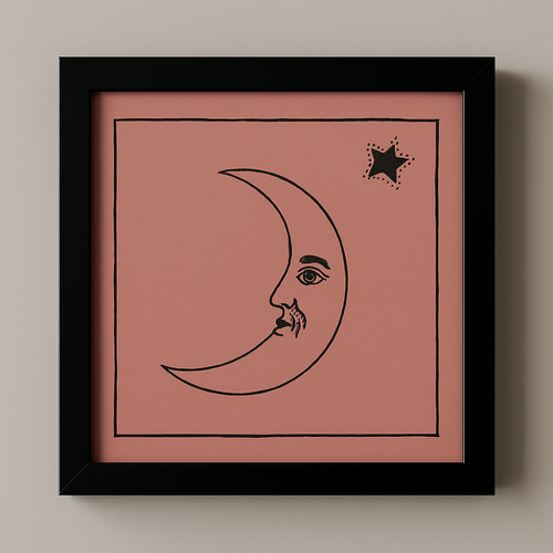 Tableau carreau Lune | EMPREINTES Paris - EMPREINTES Paris