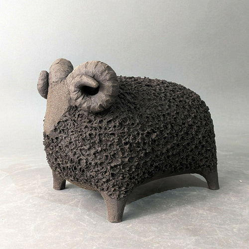 Sculpture Bélier Noir Collection Classique | EMPREINTES Paris - EMPREINTES Paris