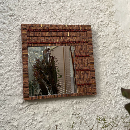miroir_mosaique_ocre_guislaine_carrier copie | EMPREINTES Paris - EMPREINTES Paris