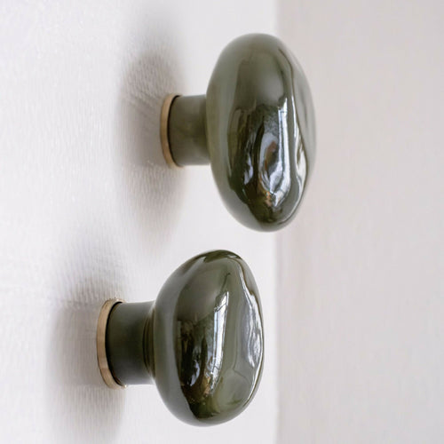 Patère Agate vert Mousse | EMPREINTES Paris - EMPREINTES Paris