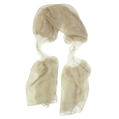 Étole organza de soie plissé Juliette 044 | EMPREINTES Paris - EMPREINTES Paris