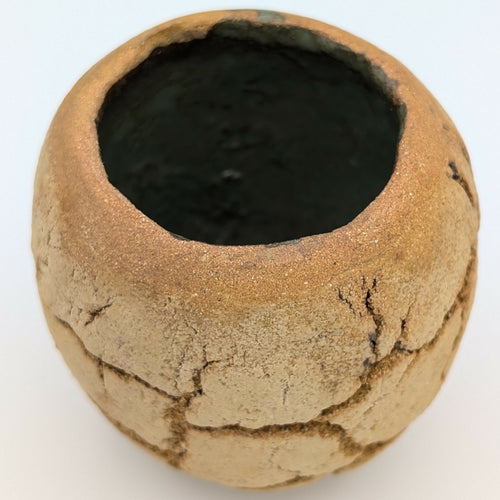 Sculpture Terre craquelée - grès roux 05 | EMPREINTES Paris - EMPREINTES Paris