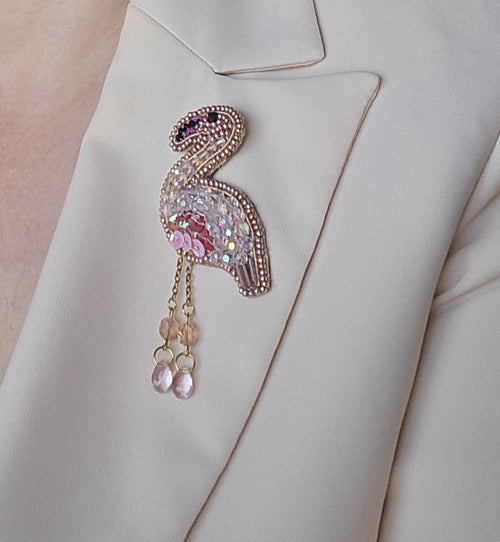 broche_flamant_refractions_en_chaines_rec_bijoux copie | EMPREINTES Paris - EMPREINTES Paris