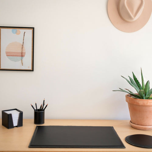 Cube papier cuir noir | EMPREINTES Paris - EMPREINTES Paris