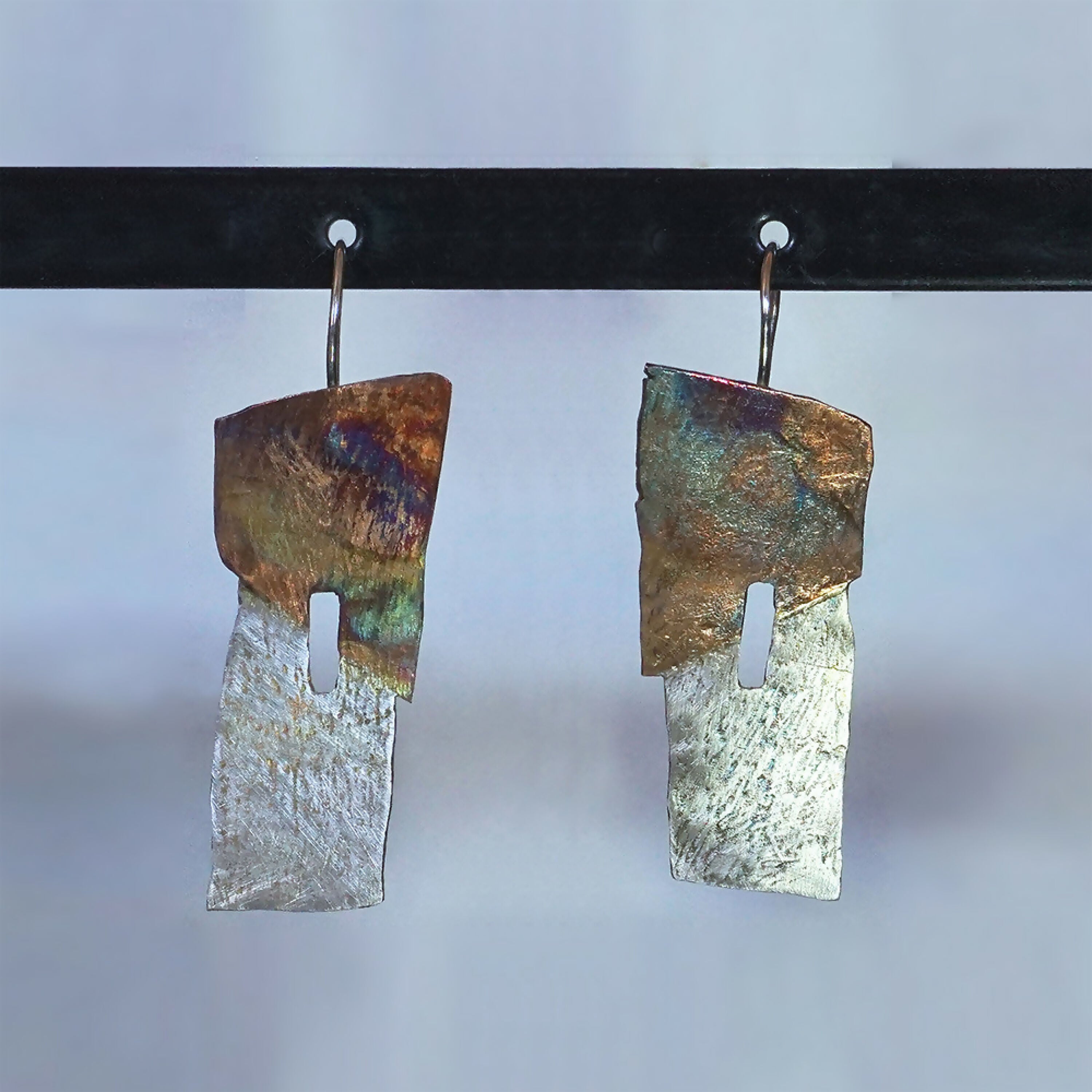 Boucles d’oreilles Argent et Bronze 70 | EMPREINTES Paris | EMPREINTES Paris