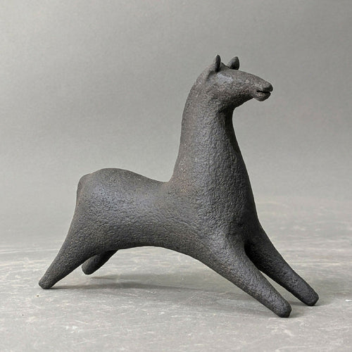 Sculpture Murale Mini Cheval Noir | EMPREINTES Paris - EMPREINTES Paris