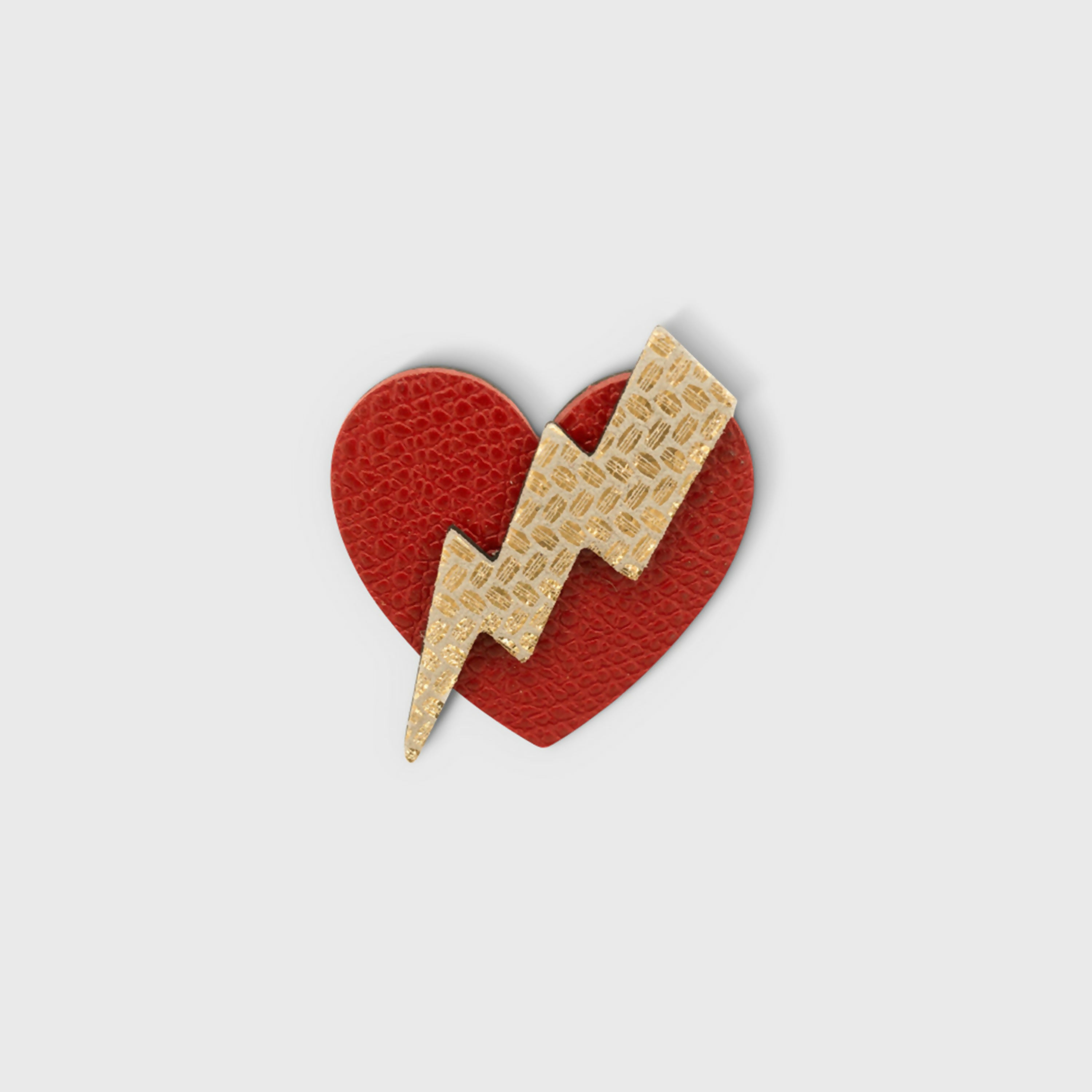 broche_coup_de_foudre_rougeor_julie_troncin_maroquinerie | EMPREINTES Paris