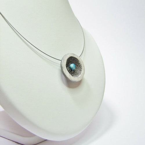 Collier Miro Coupelle blanc et bleu | EMPREINTES Paris - EMPREINTES Paris