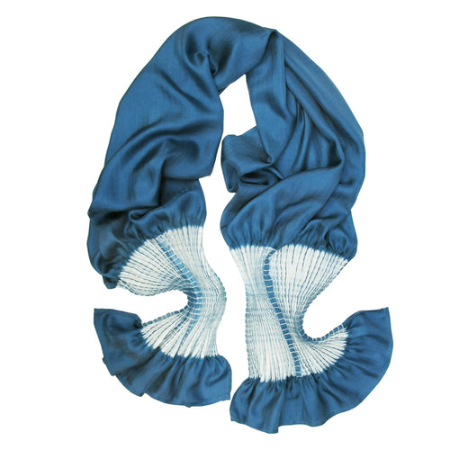 Echarpe Midi Plissée Twill de Soie PLISSENPLI | EMPREINTES Paris - EMPREINTES Paris