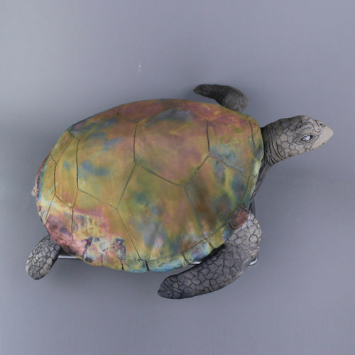 sculpture_de_tortue_en_raku_cuivre_mat_sara_grace_wevill copie | EMPREINTES Paris - EMPREINTES Paris