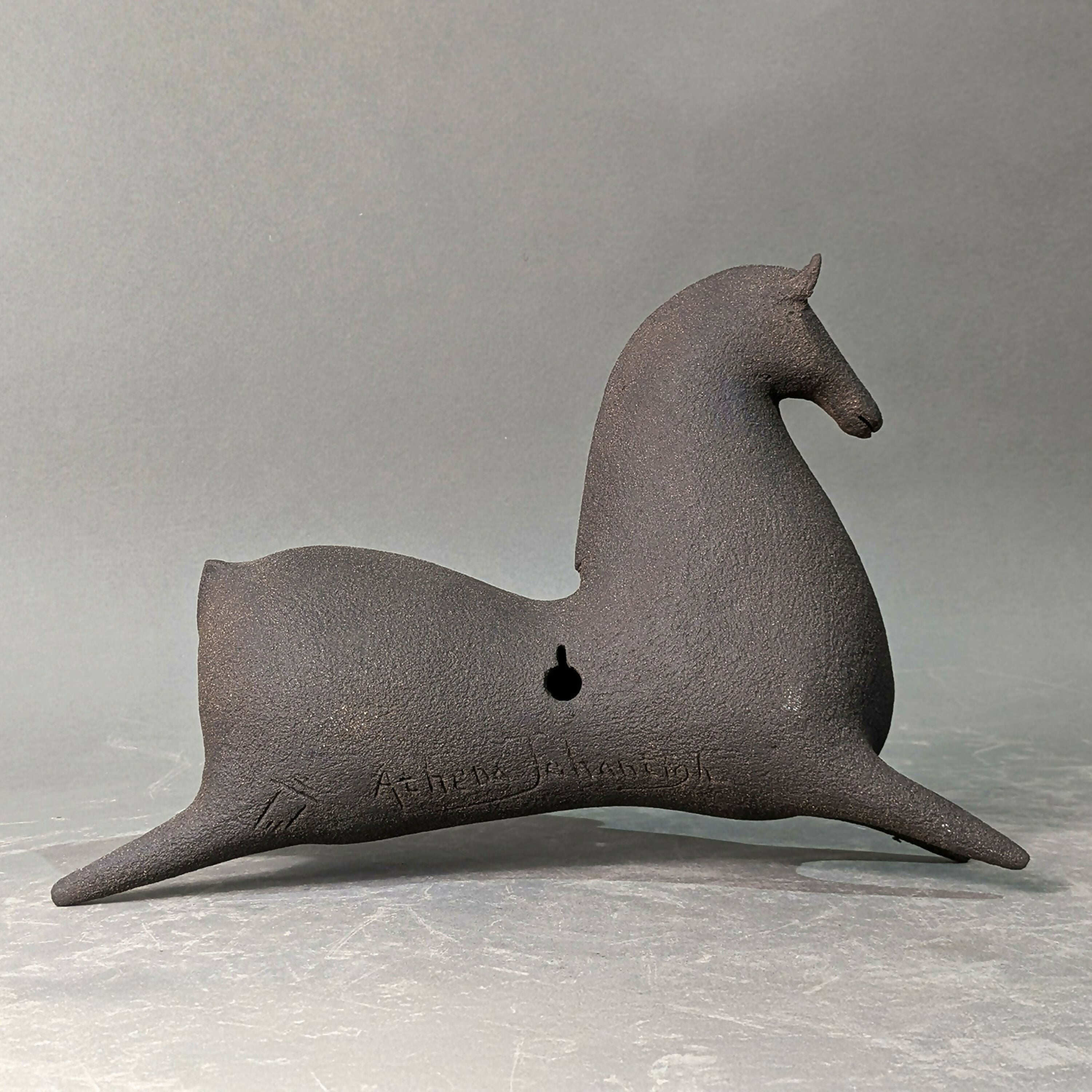 Sculpture Murale Mini Cheval III Noir 2 | EMPREINTES Paris