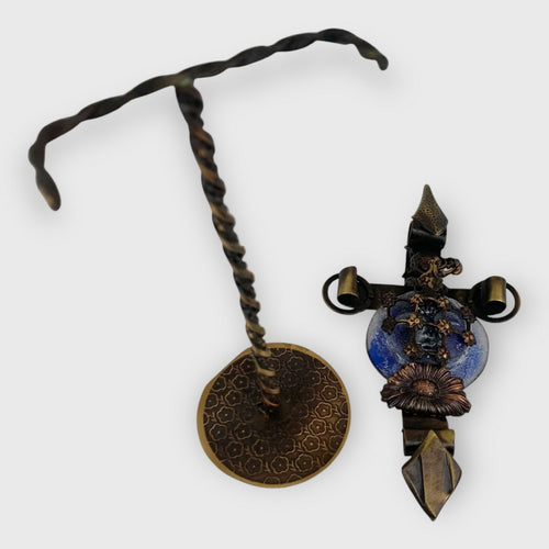 Christus, Christ, religieux, catholique, statue croix, cristal, pâte de verre, symbolique, petite sculpture religieuse | EMPREINTES Paris - EMPREINTES Paris