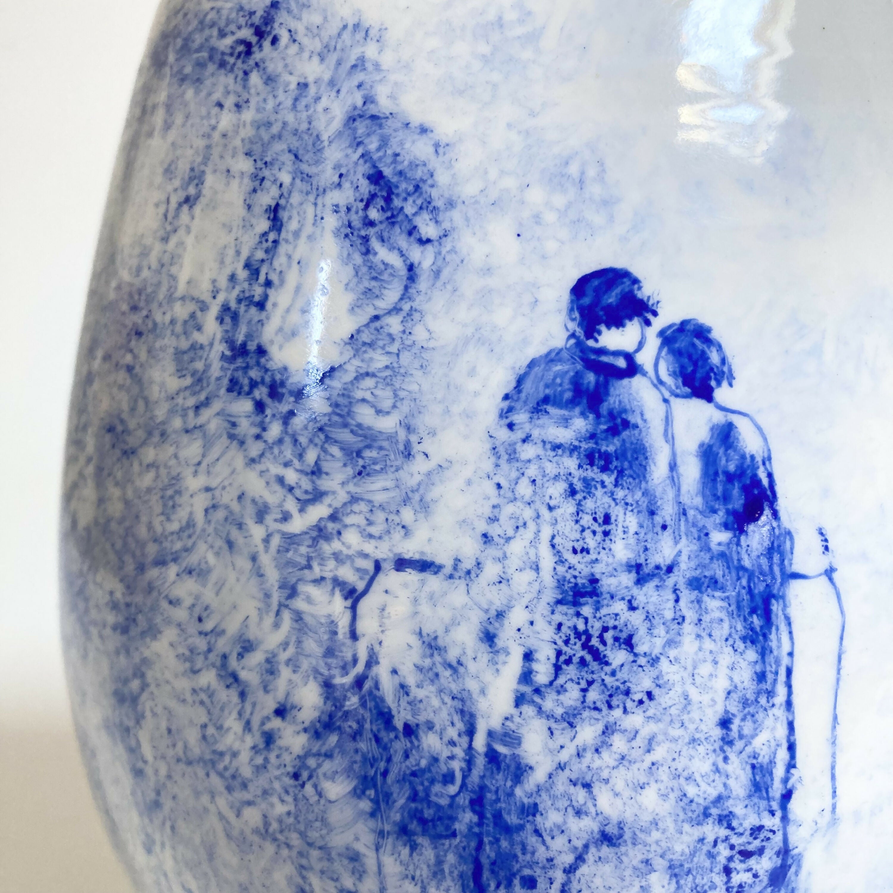 Vase couple bleu 3 | EMPREINTES Paris