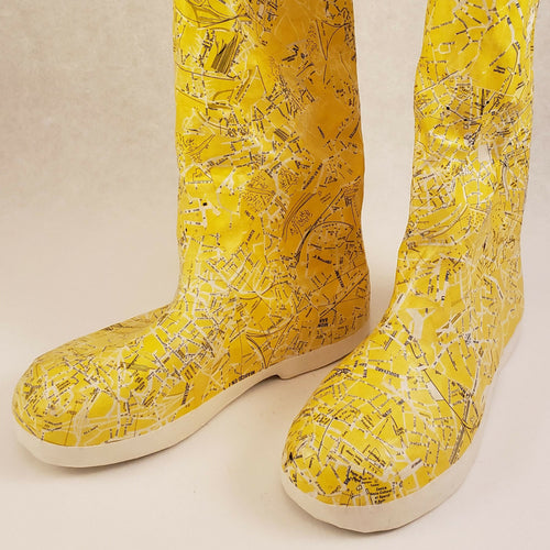 sculpture_papier_de_bottes_jaunes_laurence_lehel copie | EMPREINTES Paris - EMPREINTES Paris