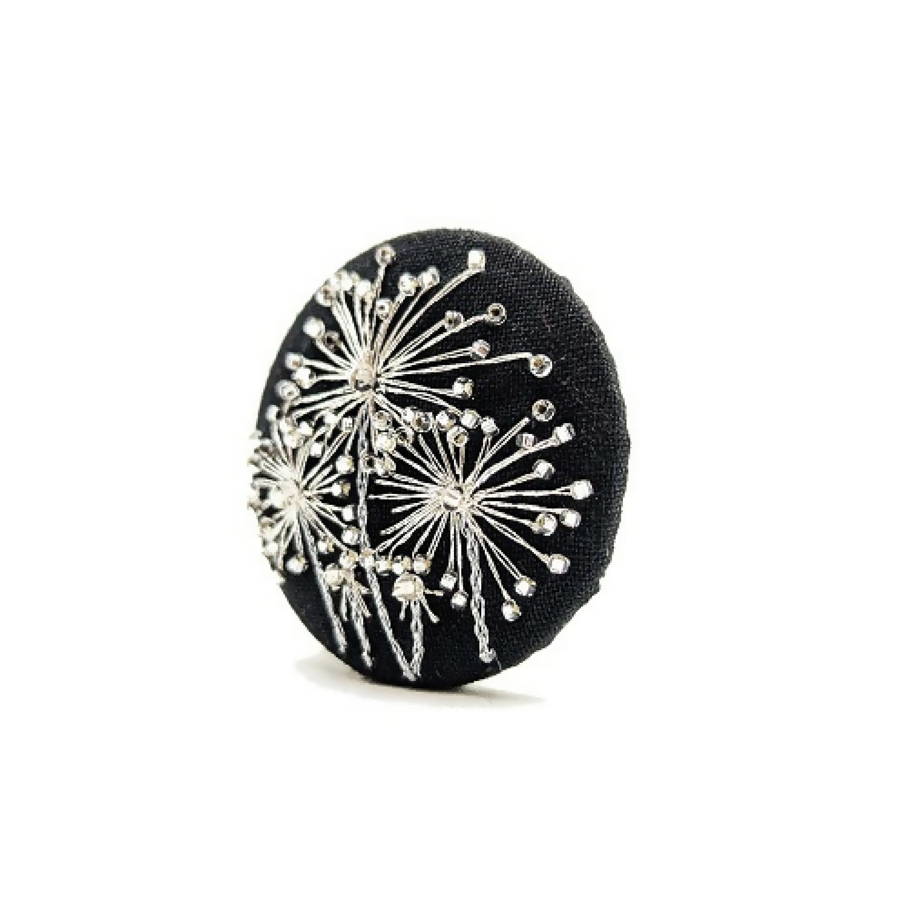 Broche aimantée Pissenlit Argent | EMPREINTES Paris
