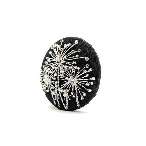 Broche aimantée Pissenlit Argent | EMPREINTES Paris - EMPREINTES Paris