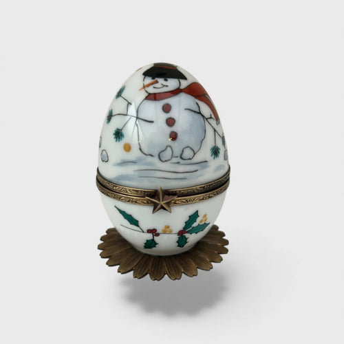 Boite à musique de Noël bonhomme de neige | EMPREINTES Paris - EMPREINTES Paris