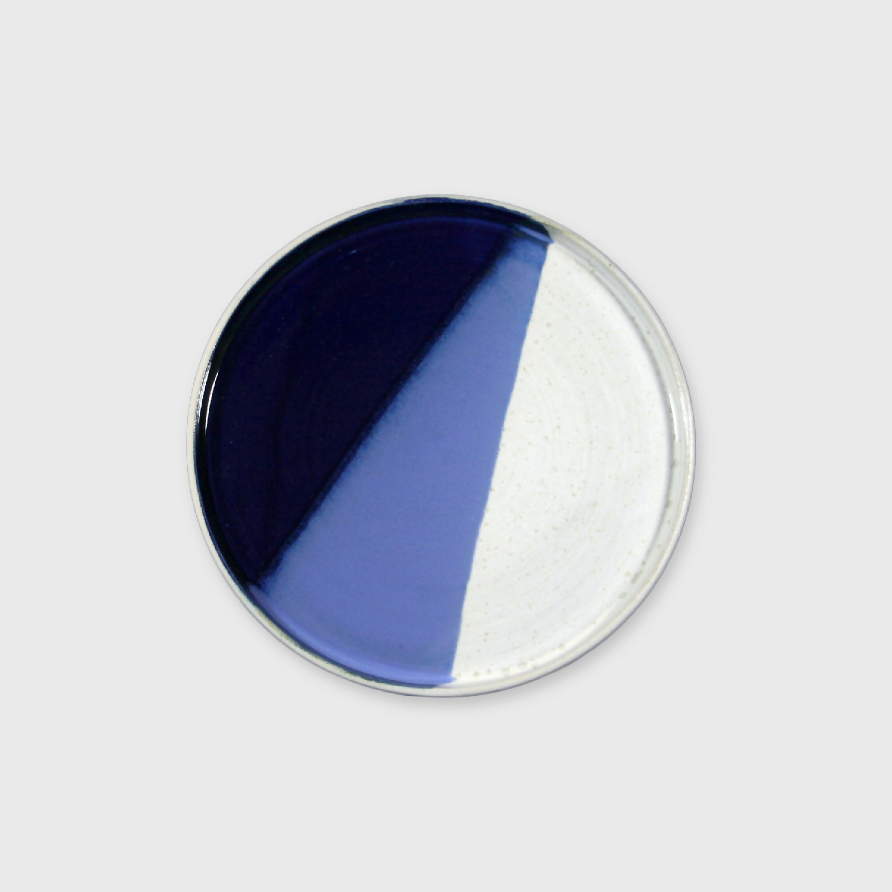 assiette_a_dessert_solaire_bleu_graphiste_en_terre copie | EMPREINTES Paris