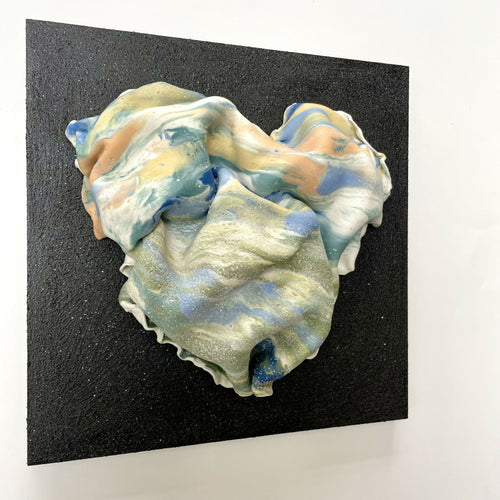 Bas relief tableau collection Cœur porcelaine Nériage 2 | EMPREINTES Paris - EMPREINTES Paris