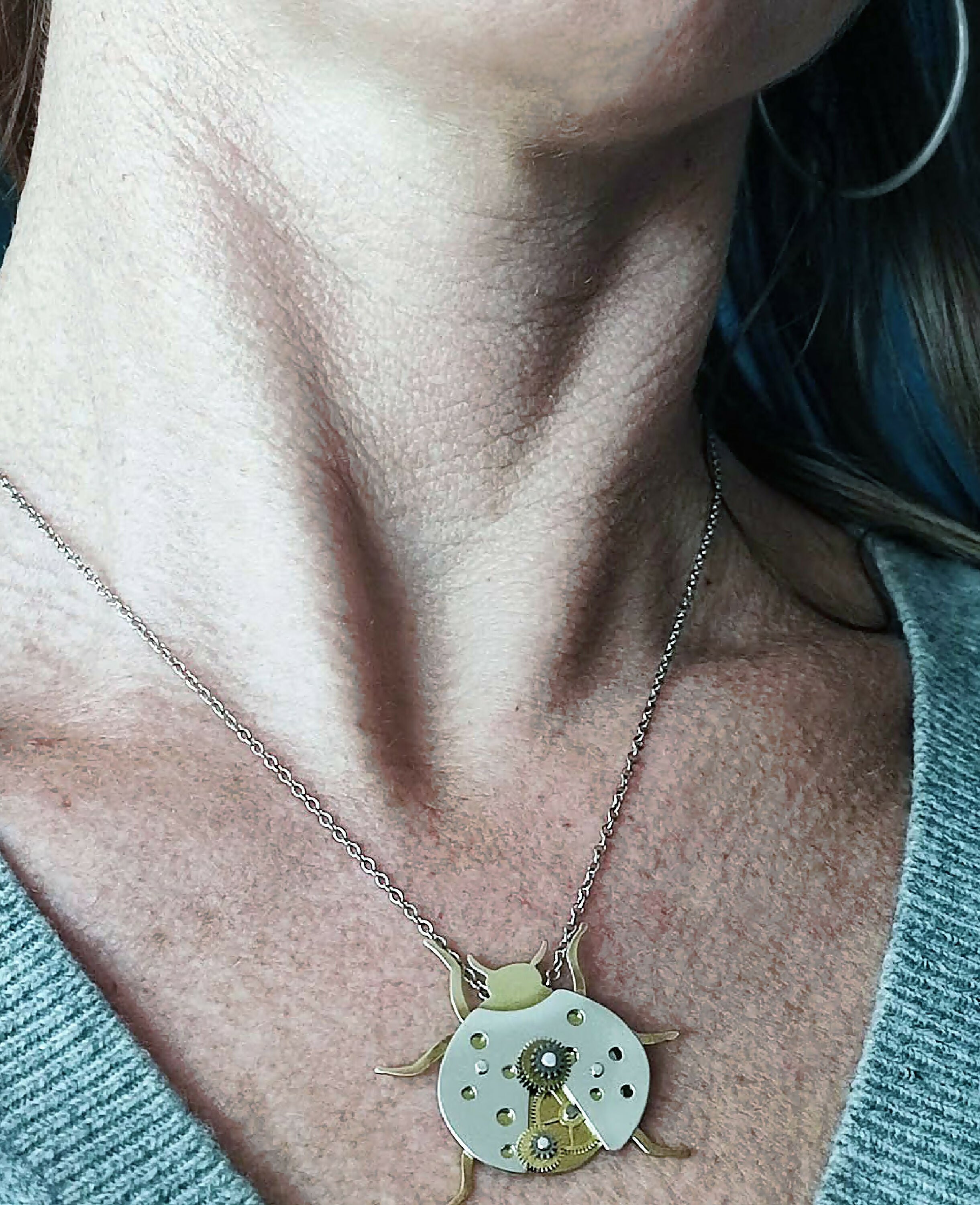 Collier coccinelle mécanique | EMPREINTES Paris