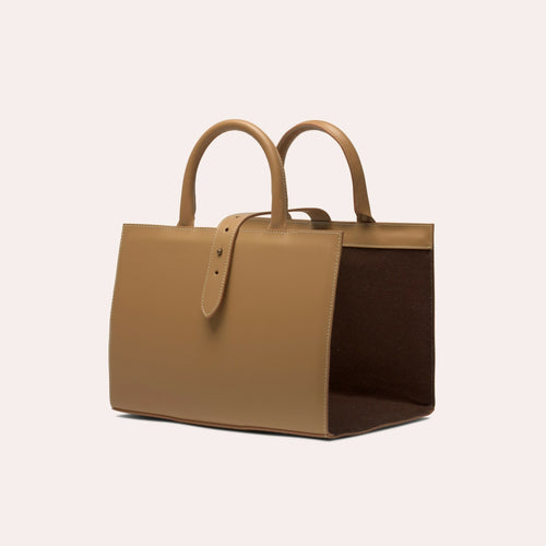 Porte revues en cuir camel | EMPREINTES Paris - EMPREINTES Paris