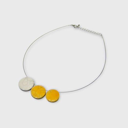 Collier trio Plat jaune | EMPREINTES Paris - EMPREINTES Paris