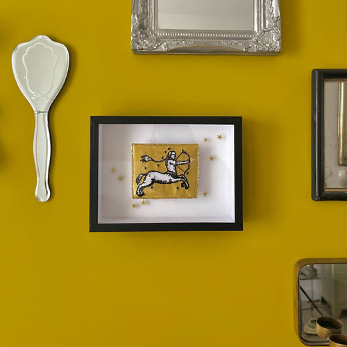 Tableau brodé SAGITTARIUS | EMPREINTES Paris - EMPREINTES Paris