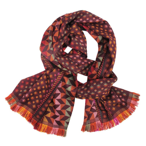 echarpe_midi_laine_soie_multico_bourgogne_comete_etoile_sophie_guyot_soieries copie | EMPREINTES Paris - EMPREINTES Paris