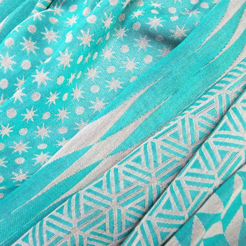 Écharpe Maxi Coton Soie Menthol Céladon PLANETARIUM | EMPREINTES Paris - EMPREINTES Paris