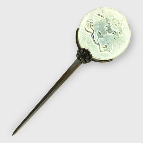 fleur, floral, vert, bleu, art nouveau, art decoratif, cadeau homme, idee cadeau homme, coupe papier, ouvre-lettres, cadeau bureau | EMPREINTES Paris - EMPREINTES Paris