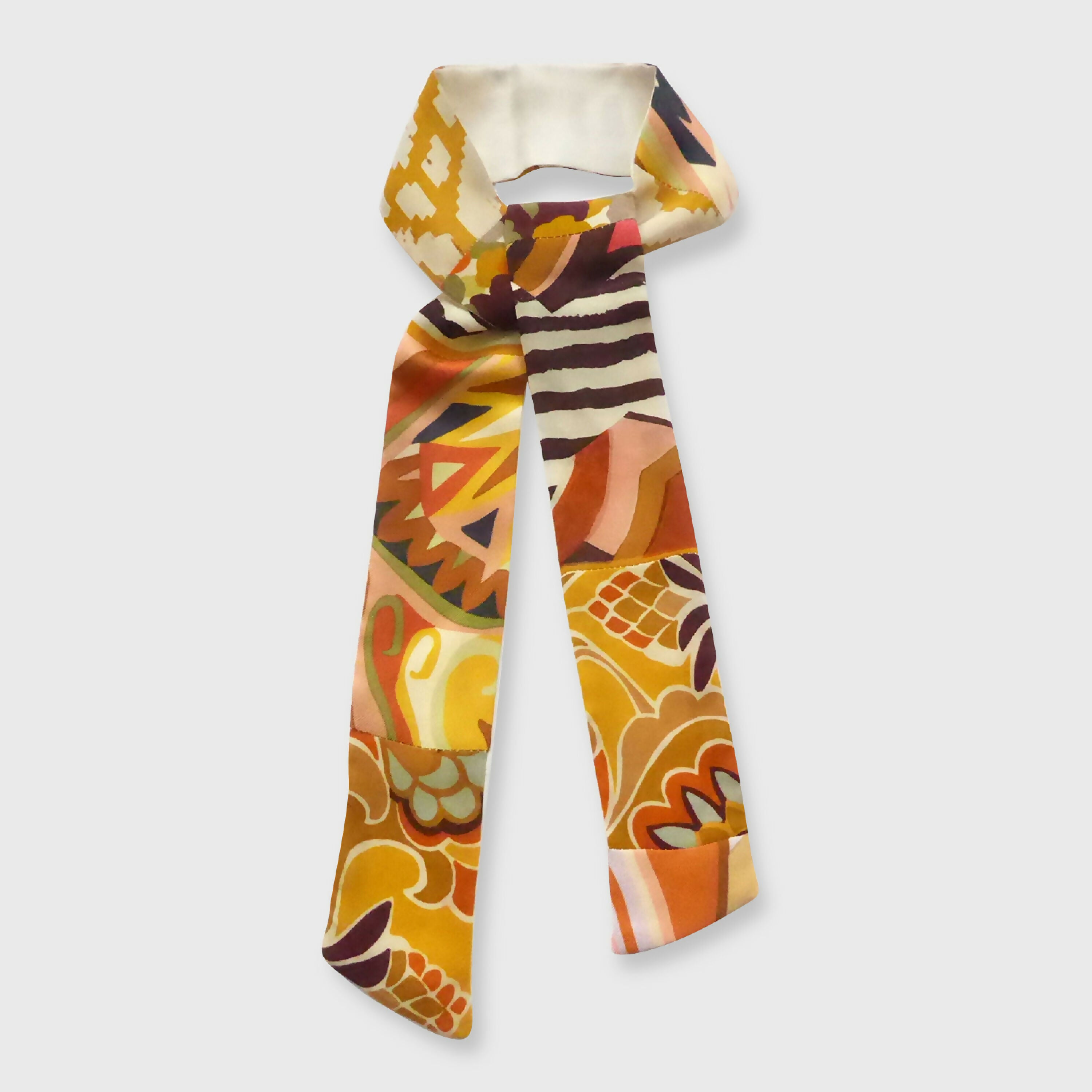 mini_bandeau_soie_mix_print_jaune_maya_hochman copie | EMPREINTES Paris