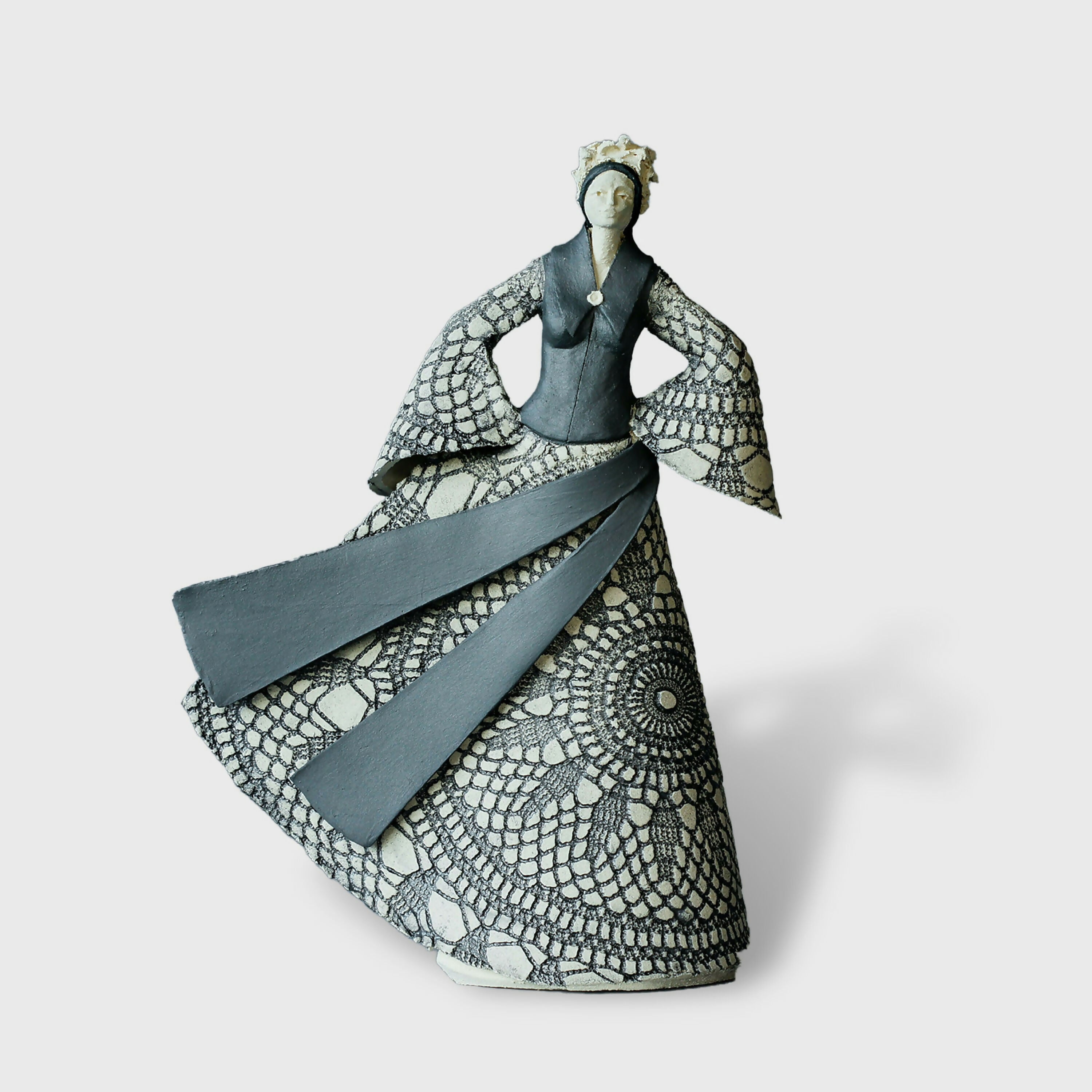 statuette_madame_noir_et_blanc_n°333_jeanne_sarah_bellaiche copie | EMPREINTES Paris