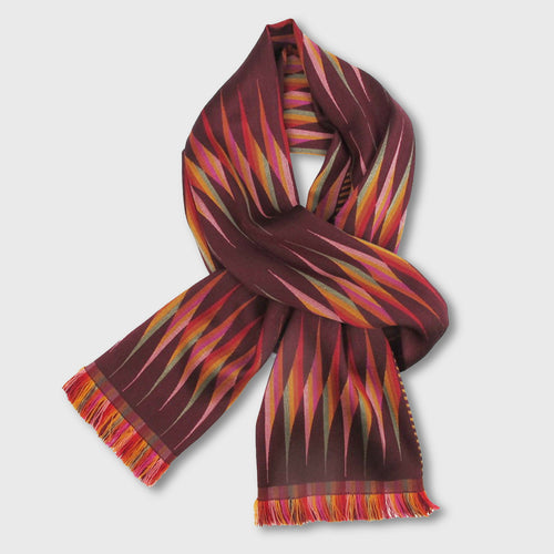 echarpe_etroite_laine_soie_multico_bourgogne_lune_sophie_guyot_soieries copie | EMPREINTES Paris - EMPREINTES Paris