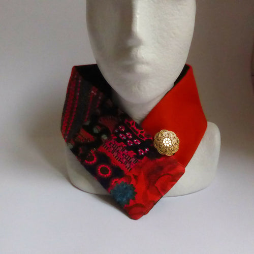 Col en laine vermillon | EMPREINTES Paris - EMPREINTES Paris