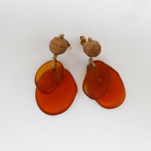 Boucles d'oreilles GALET L TOPAZE E0988 | EMPREINTES Paris - EMPREINTES Paris