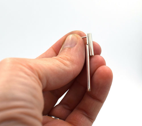 Boucles d'oreilles Bauhaus traits | EMPREINTES Paris - EMPREINTES Paris