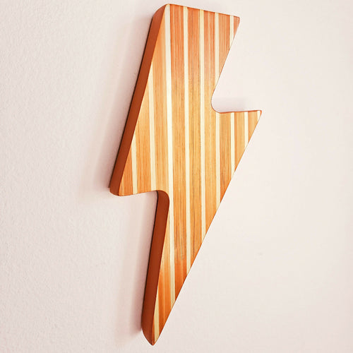 Série Mini Pop - Eclair rayures orange et blanc | EMPREINTES Paris - EMPREINTES Paris