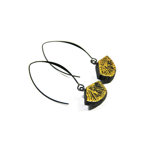 Boucles d’oreilles KURO-KIN-FULI-GINKO 5 | EMPREINTES Paris - EMPREINTES Paris