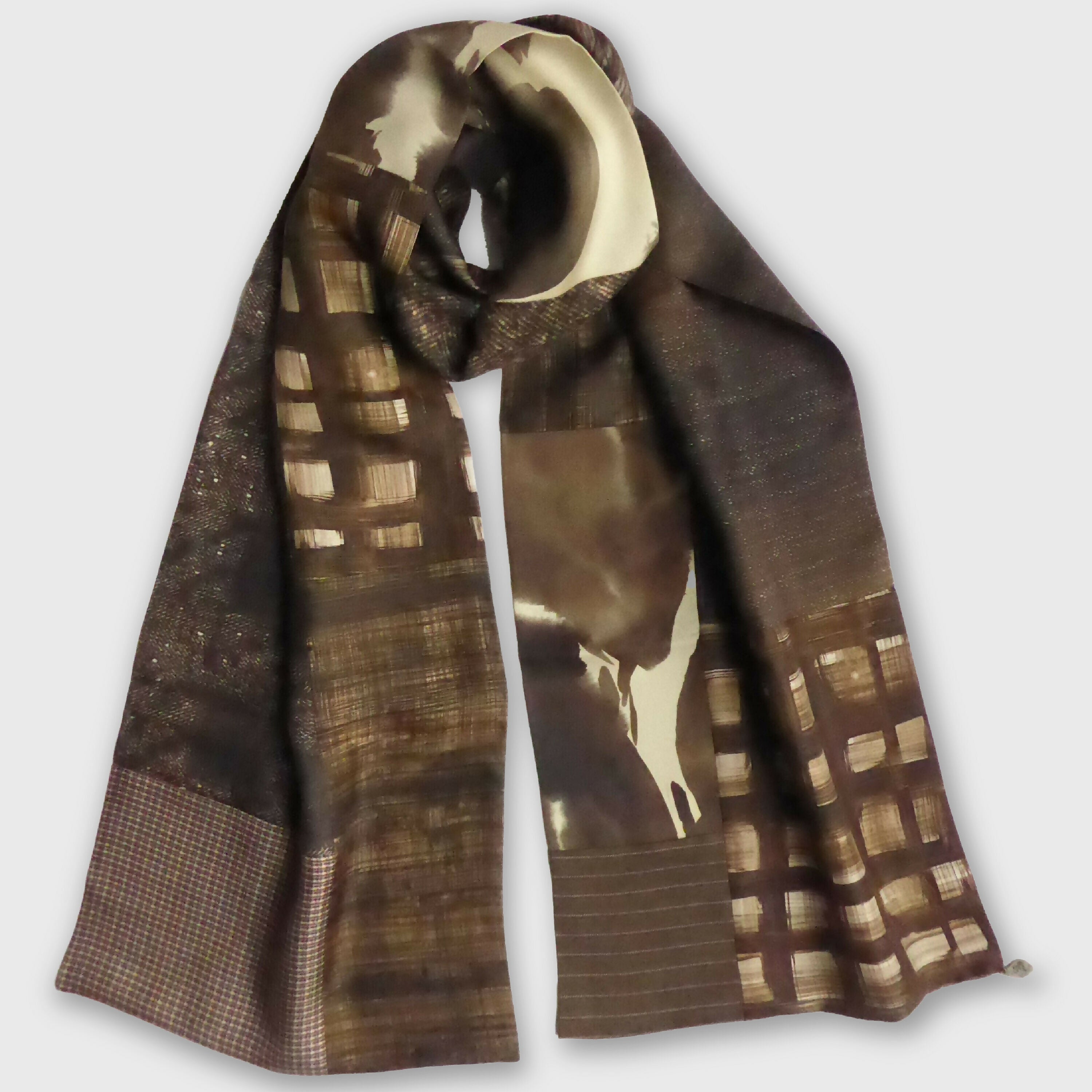 grande_echarpe_soie_homme_camaieu_brun_maya_hochman copie | EMPREINTES Paris