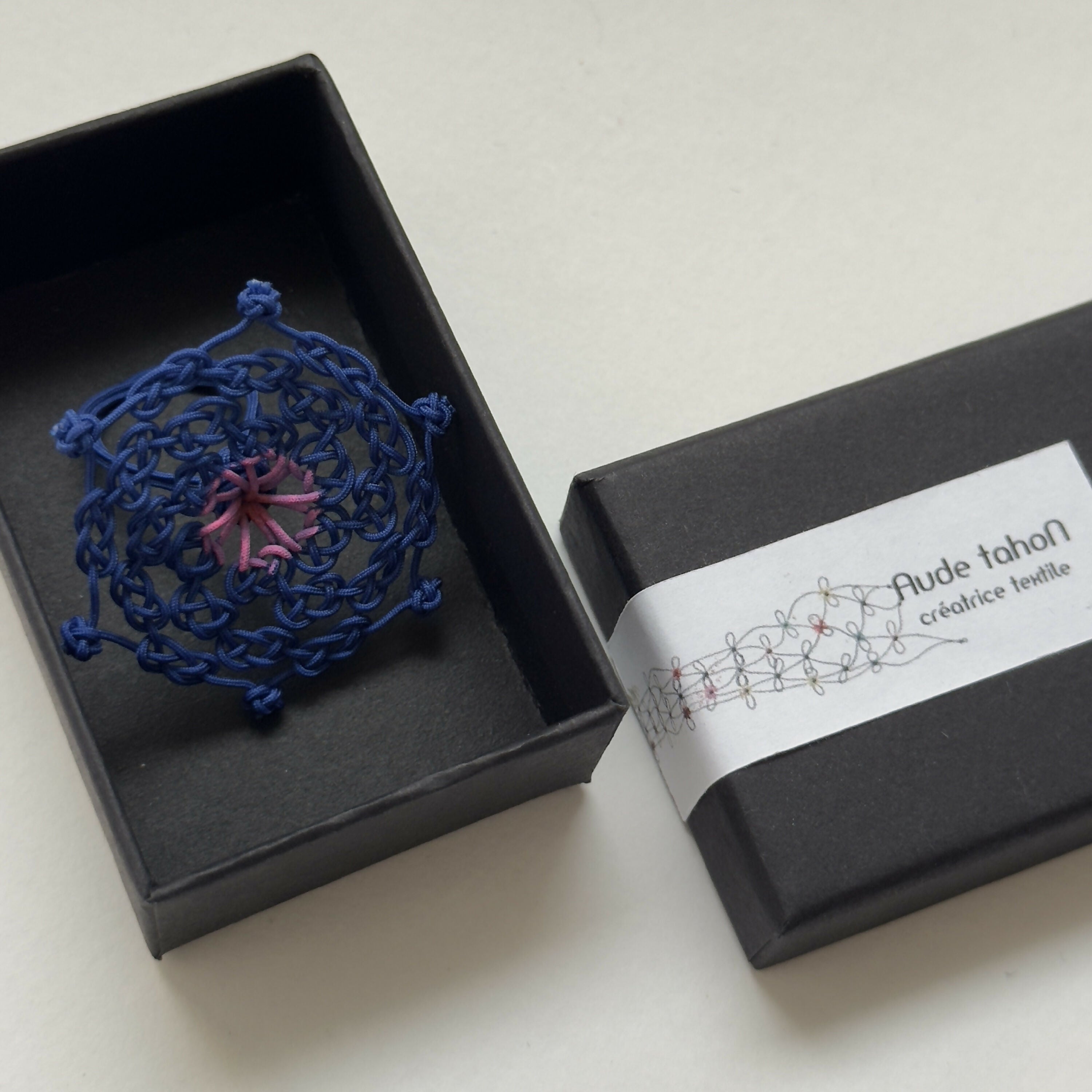 Bague bleue Trèfle | EMPREINTES Paris